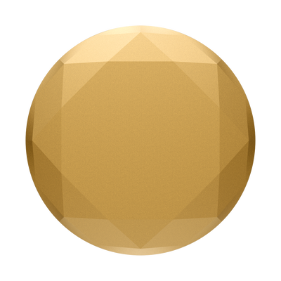 Secondary image for hover Metallic Diamond Medallion Gold