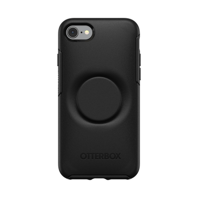 Otter + Pop Black Symmetry Series Case — iPhone SE/7/8