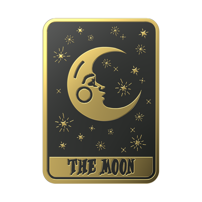 Enamel Tarot Card Moon
