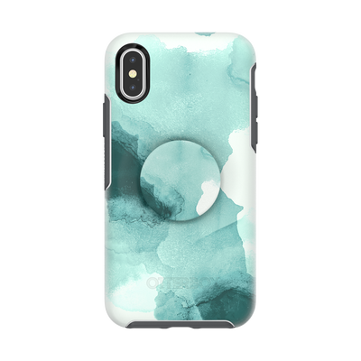 Otter + Pop Symmetry Series Case Tourmaline Smoke — iPhone X/XS