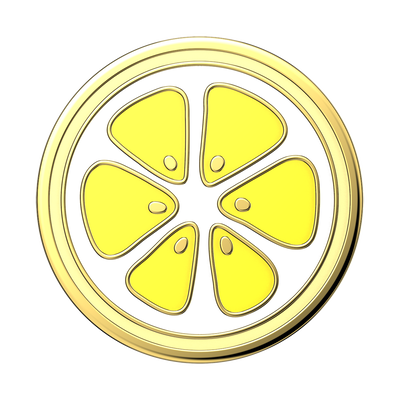 Secondary image for hover Enamel Lemon Slice Yellow