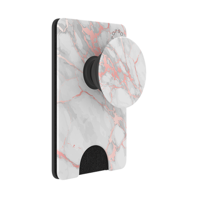 Secondary image for hover PopWallet+ Rose Gold Lutz Marble
