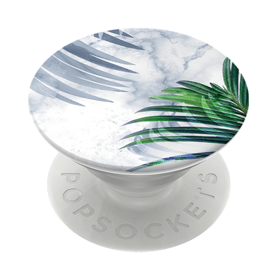 Secondary image for hover Richmond & Finch Case White Marble Tropics + Matching PopGrip